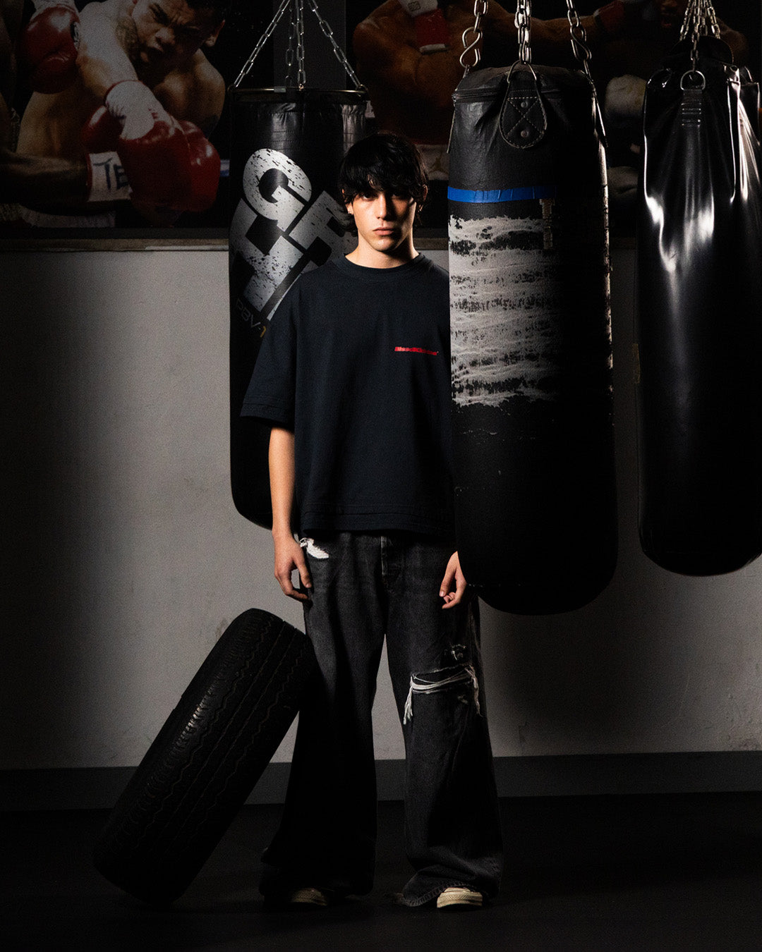 BLSSD TEE \\ VINTAGE BLACK