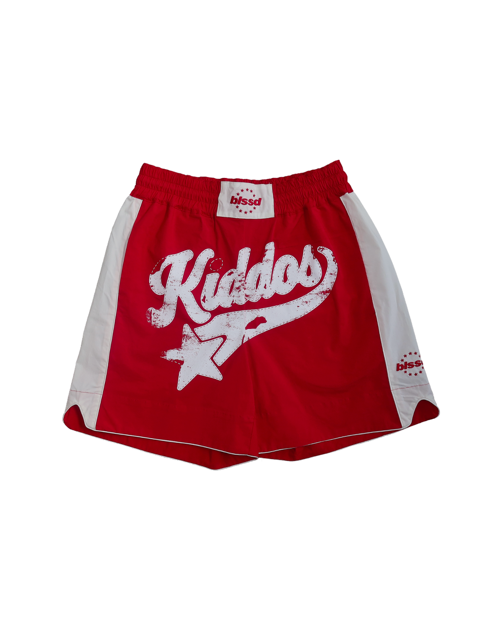 KIDDOS BOXING-STYLE PANTS \\ RED & CREAM