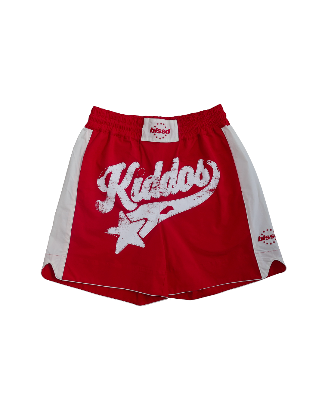 KIDDOS BOXING-STYLE PANTS \\ RED & CREAM