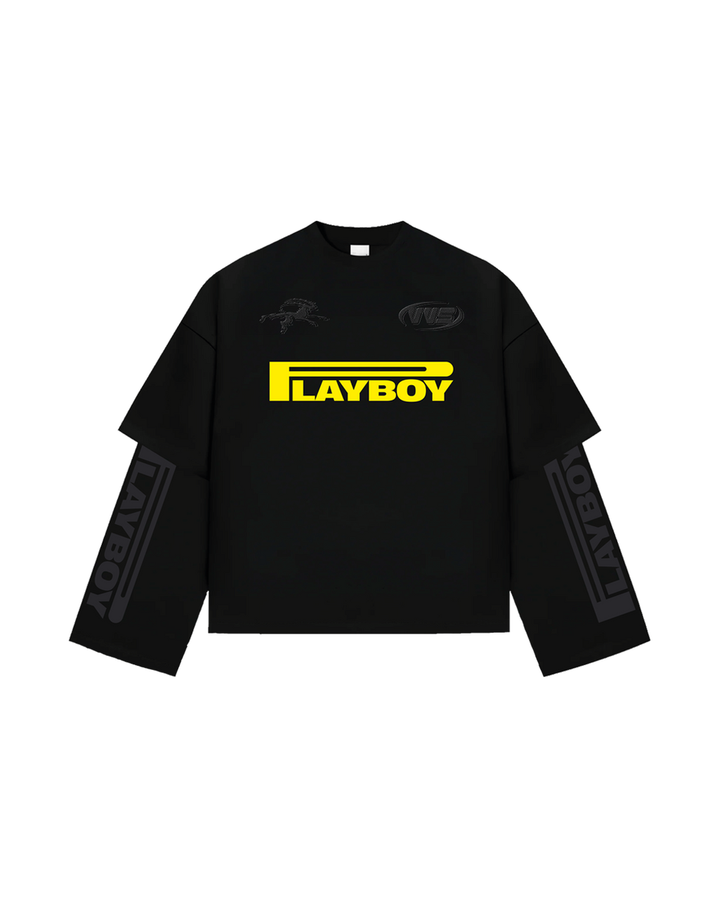 PLAYBOY DOUBLE SLEEVE \\ BLACK