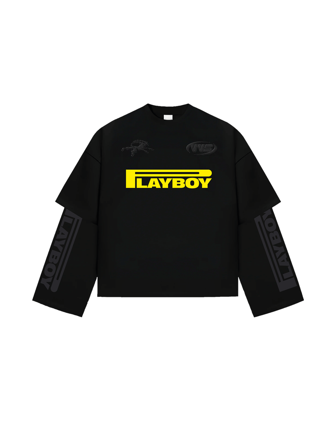 PLAYBOY DOUBLE SLEEVE \\ BLACK