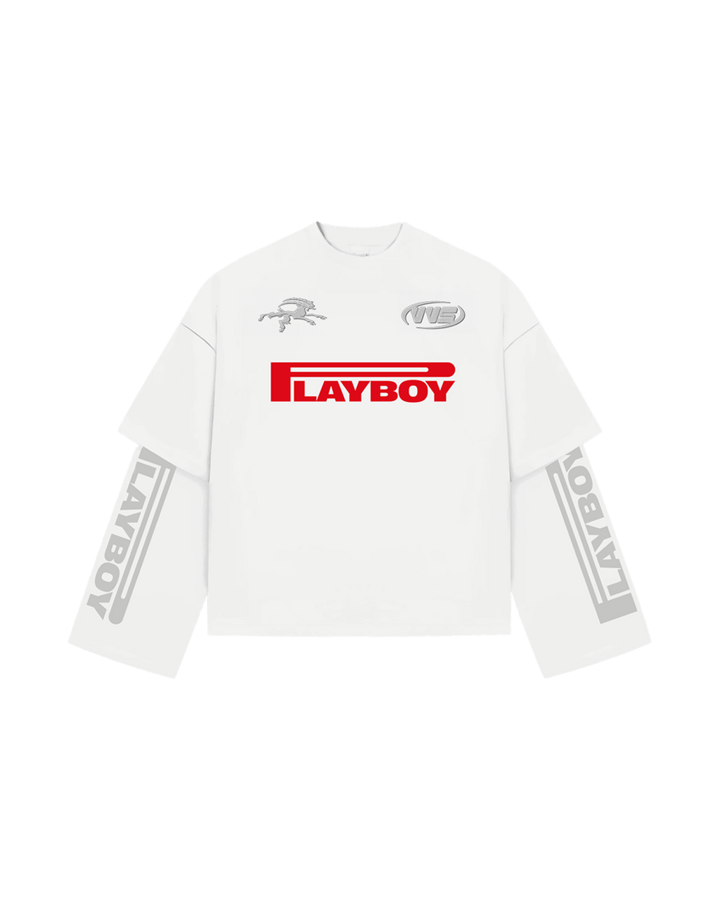 PLAYBOY DOUBLE SLEEVE \\ WHITE