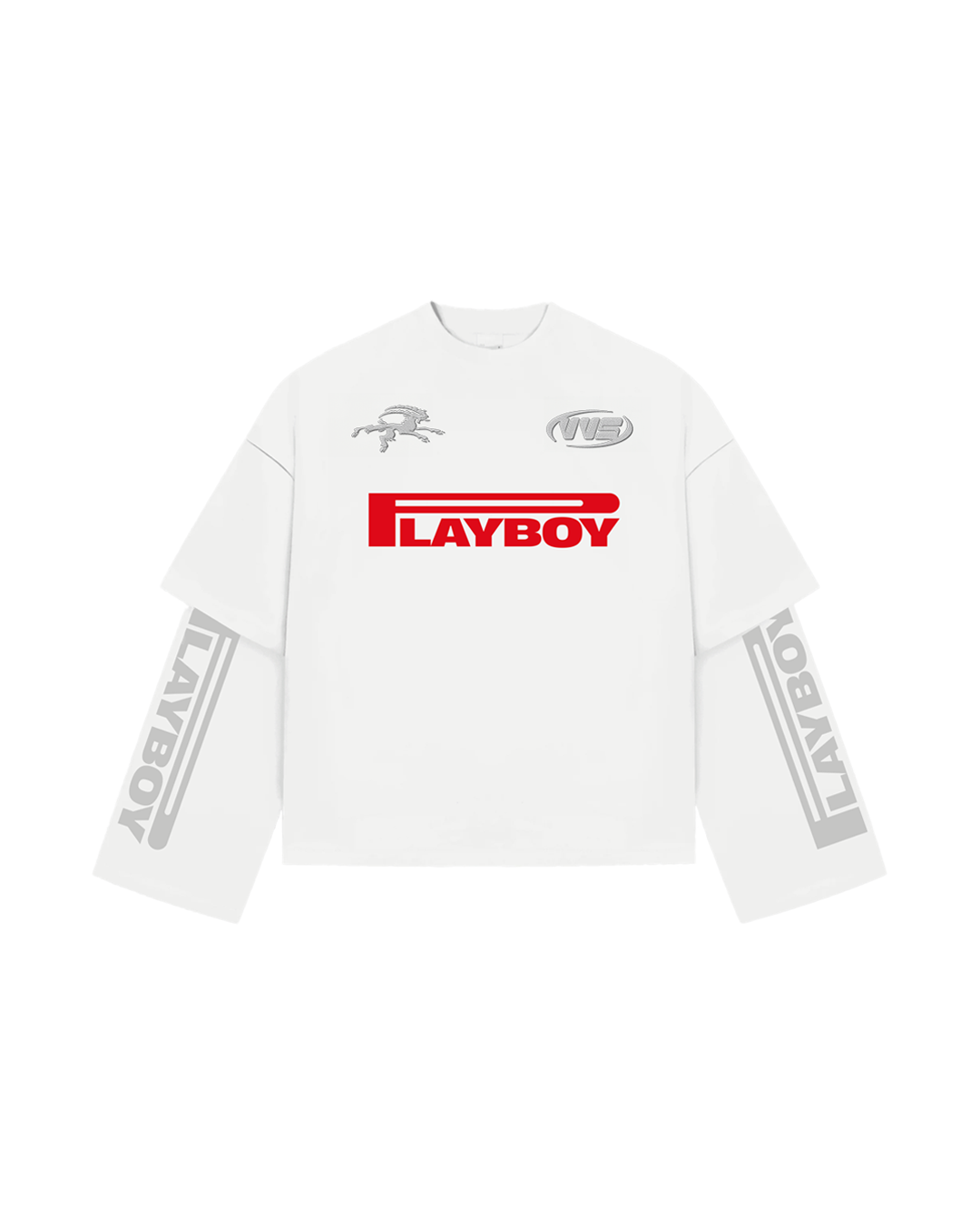 PLAYBOY DOUBLE SLEEVE \\ WHITE